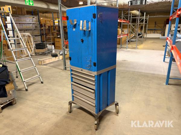 Verktygsskåp med lådhurts