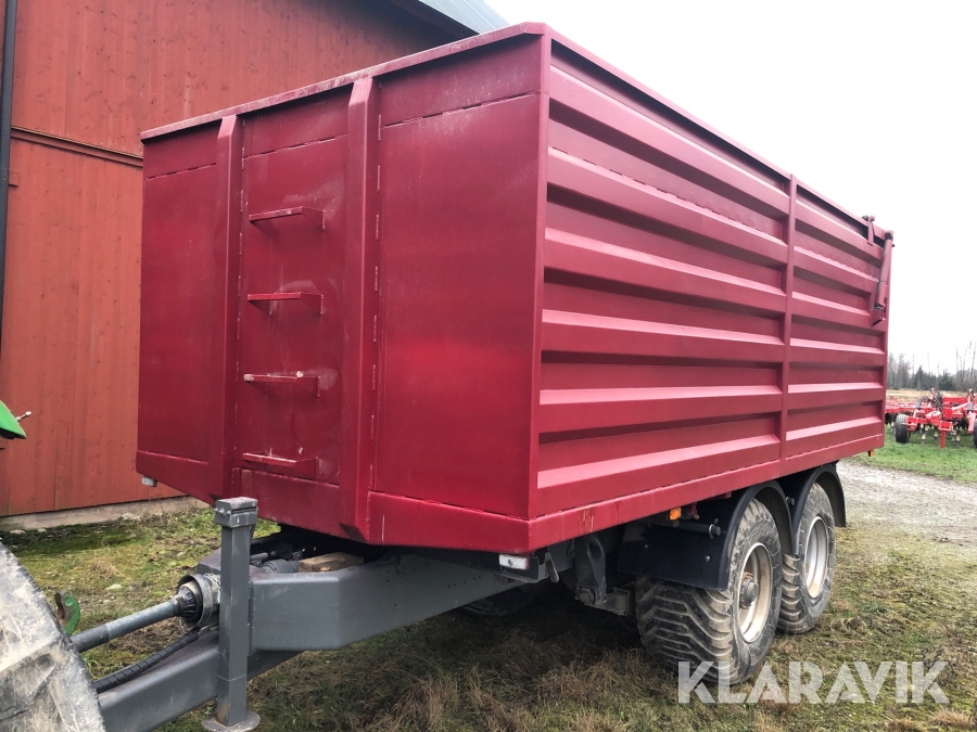 Traktorvagn med tipp 22 m3