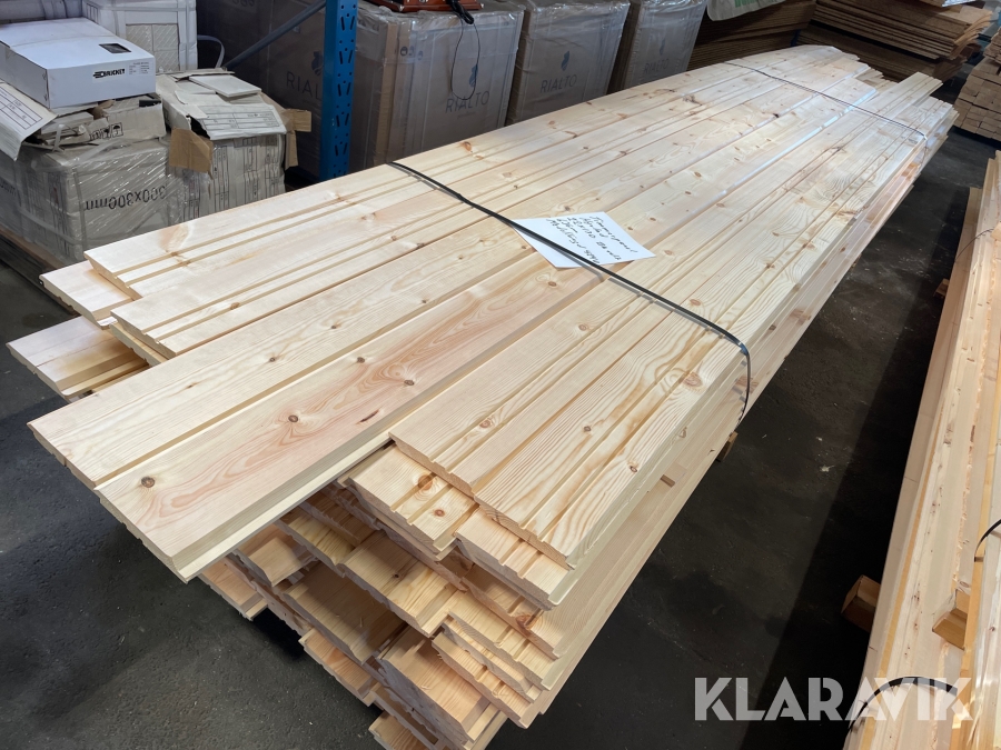 Timmerpanel 22x170 hyvlad