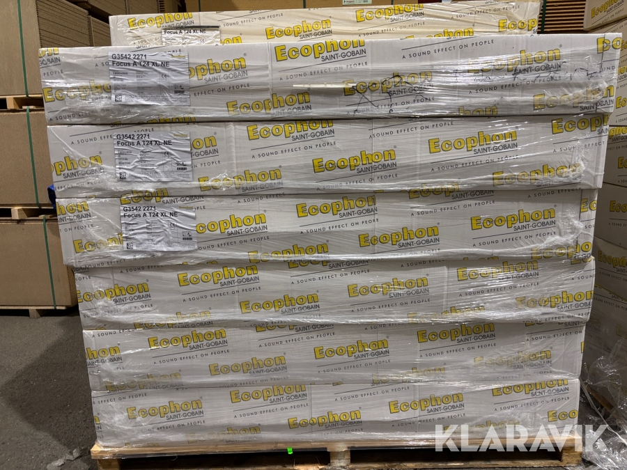 Akustikskivor Saint-Gobain Ecophon Focus A T24 XL NE 13 kartonger
