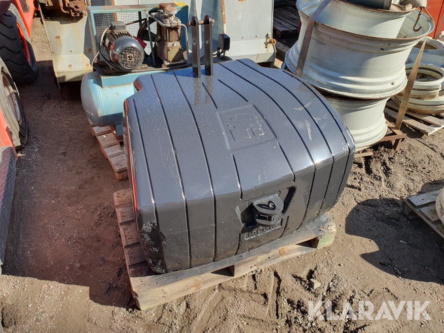 Frontvikt för trepunkt Zuidberg 1500 kg