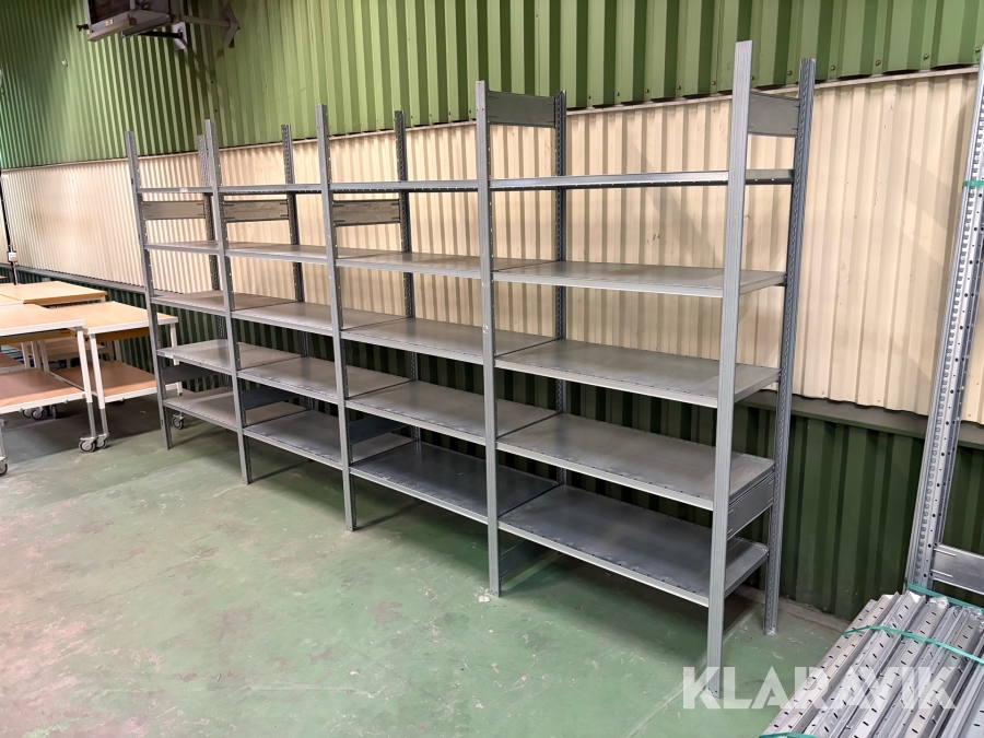 Lagerhyllor Constructor 150kg/hyllplan