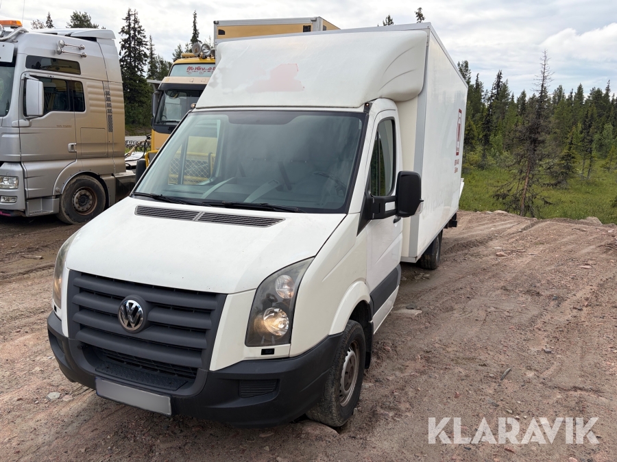 Skåpbil Volkswagen Crafter med bakgavellift 