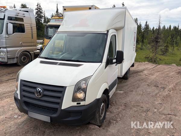 Skåpbil Volkswagen Crafter med bakgavellift 