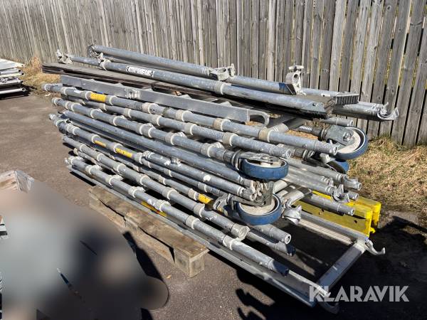 Rullställning i aluminium Zip-up VX300 smala modellen