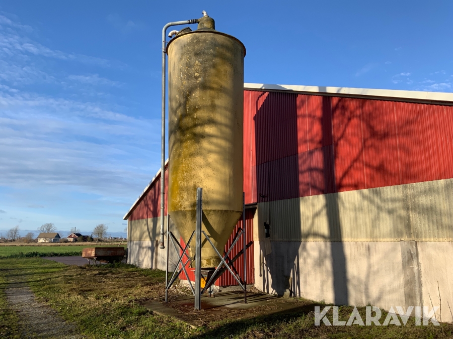 Kraftfodersilo i glasfiber