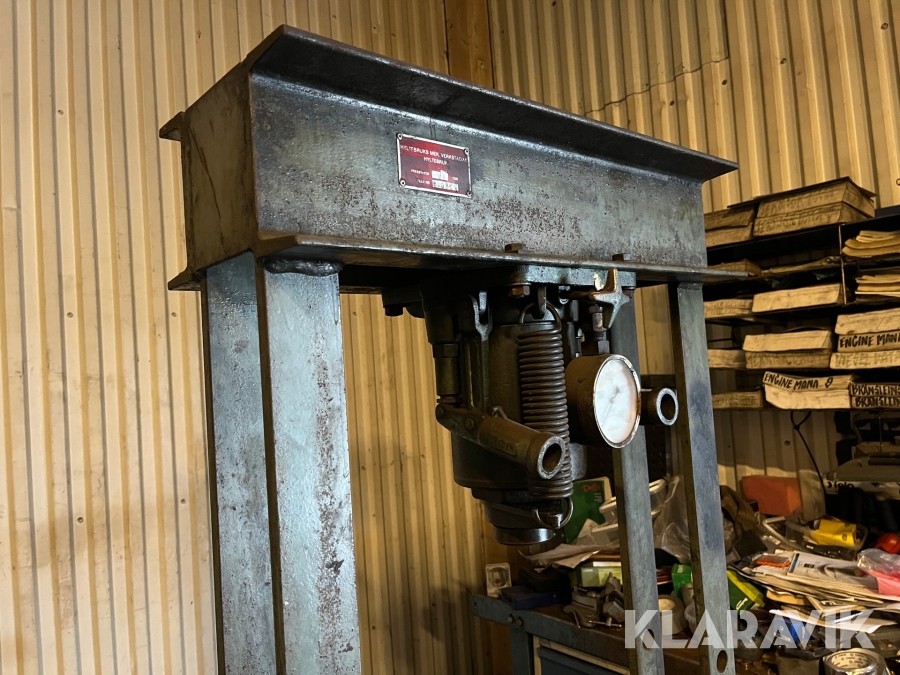 Verkstadspress Hyltebruk 25 ton