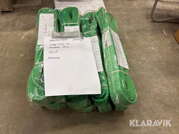 Bandstroppar Forankra