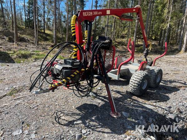 Griplastarvagn till ATV Kranman Rexon 300