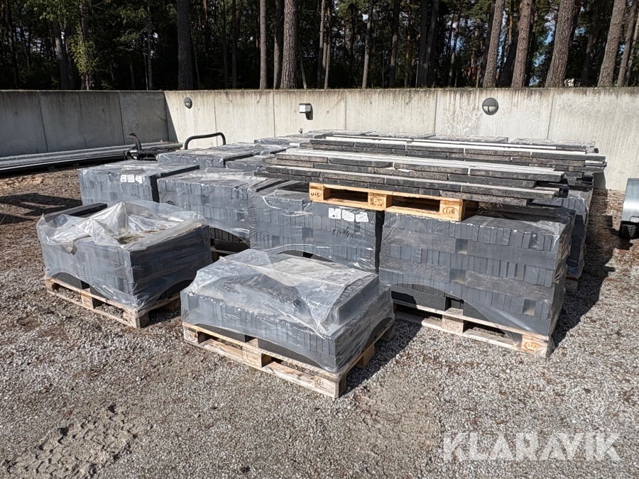 Tegel Petersen Kolumba K56 25 pallar och 18 tegelbalkar