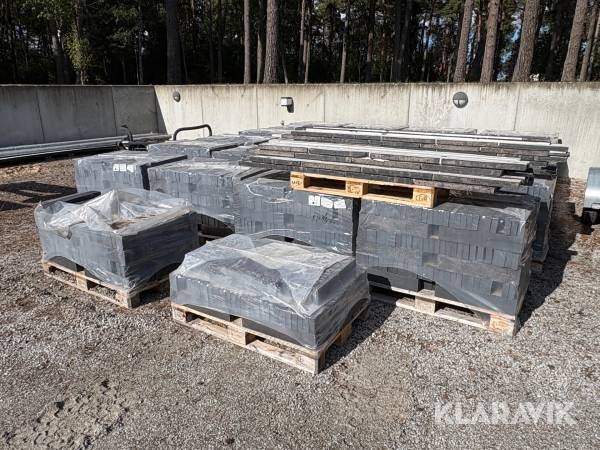 Tegel Petersen Kolumba K56 25 pallar och 18 tegelbalkar