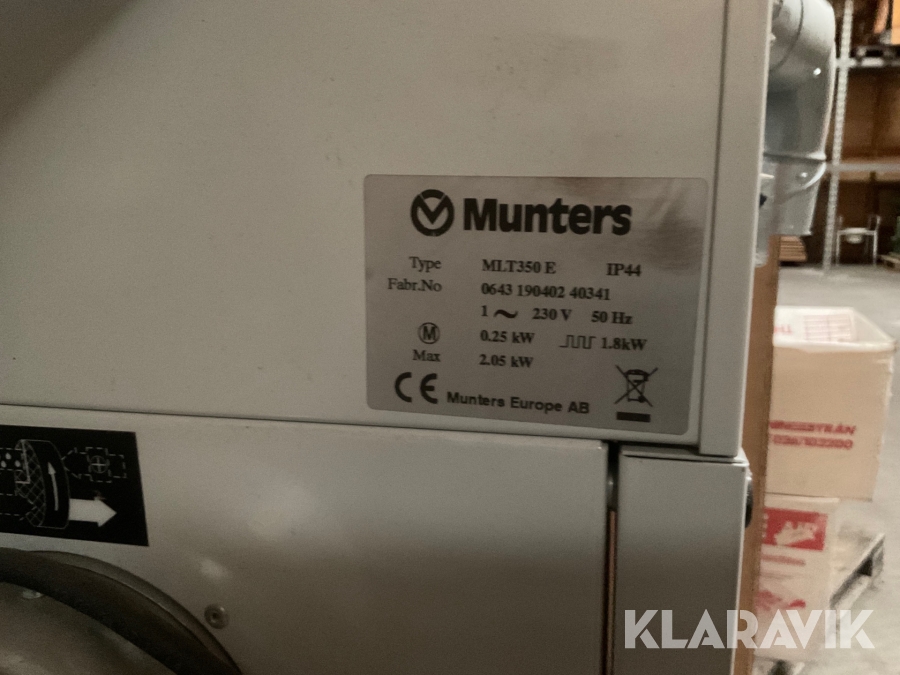 Avfuktare Munters MLT350 E