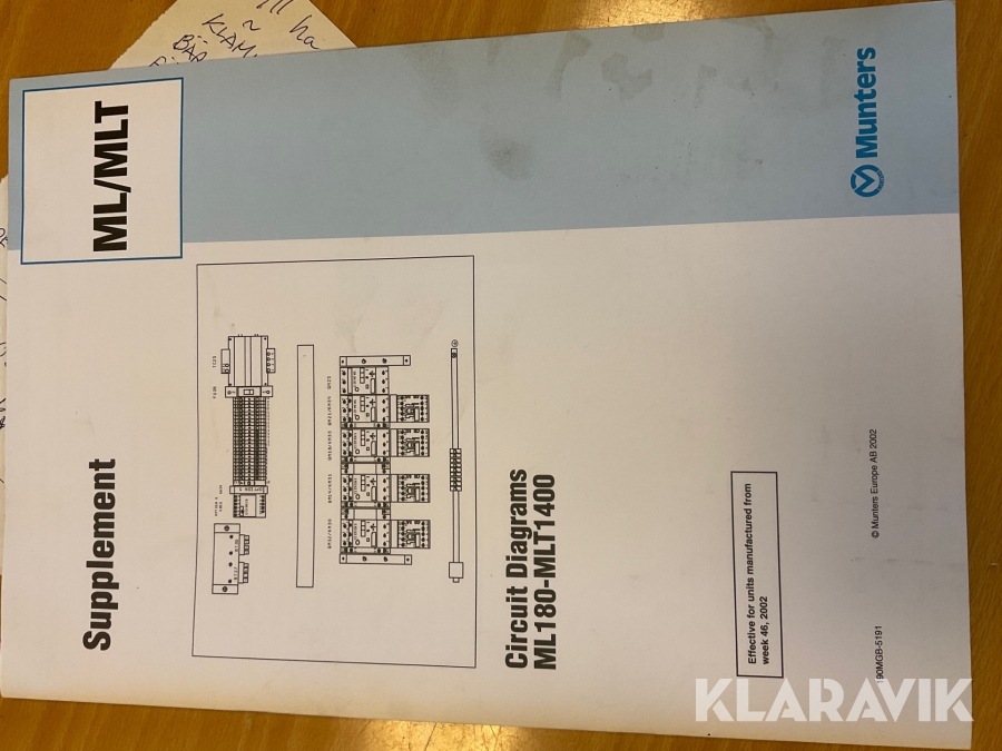 Avfuktare Munters MLT350 E