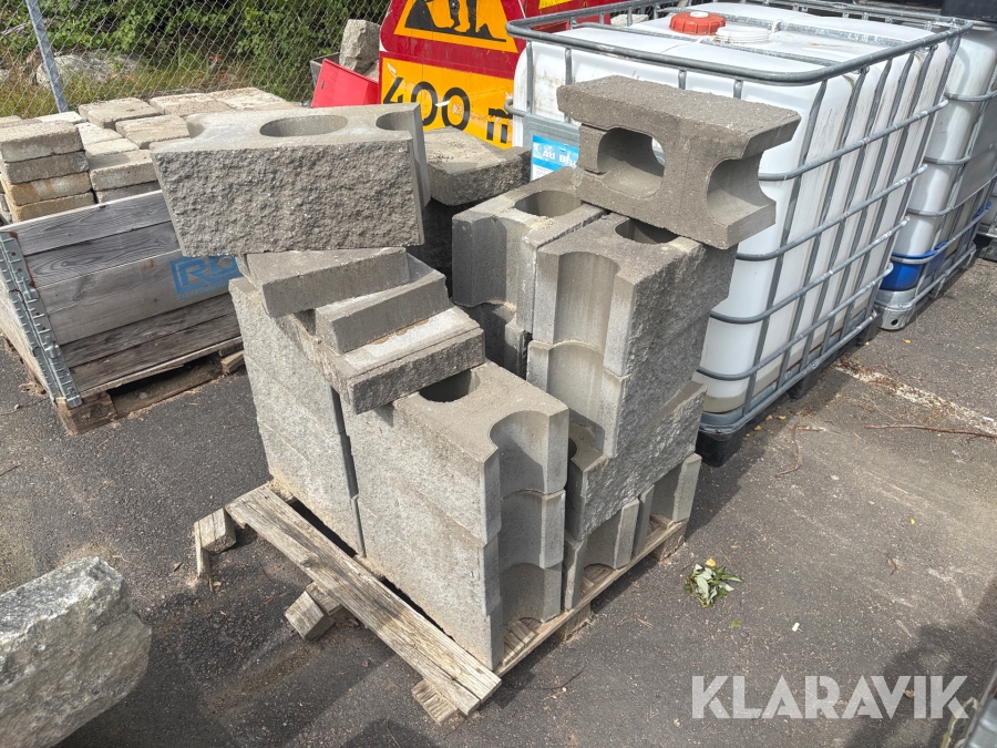 Betongblock/kanalelement grafit 21st