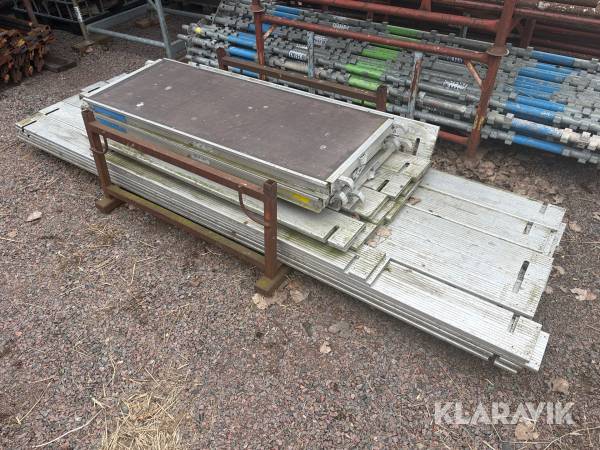 Fotlister och plattformar Haki aluminium