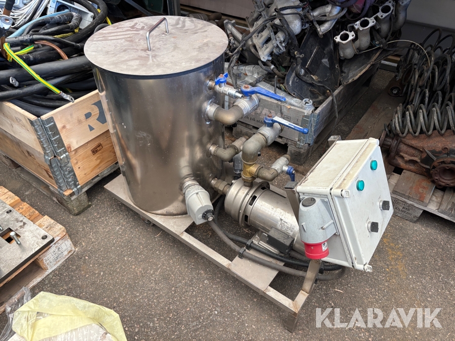 Portabelt Värmesystem Ebara 2CD 120/20 med pump 2x9w