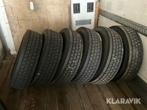 Lastbilsdäck Continental 295/75R22,5 6st