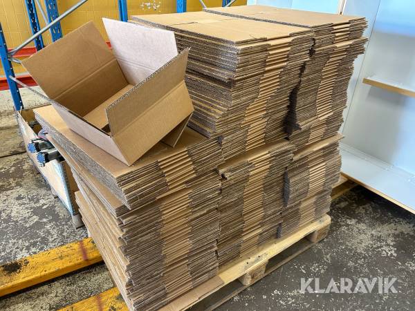 Kartonger dubbelwell ca 220 st