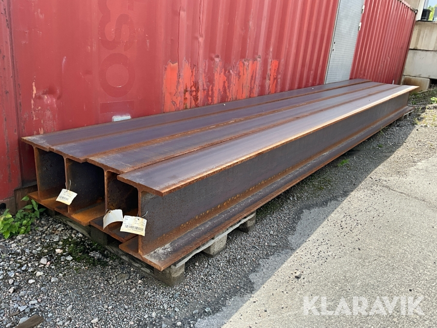 Stålbalkar HE 400 A 4st