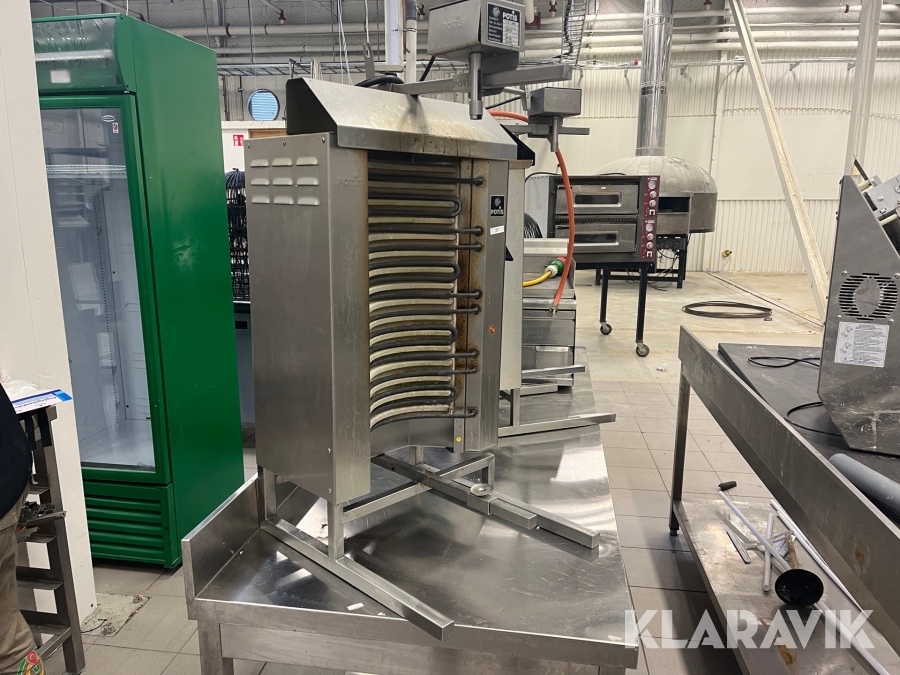 Kebabgrill Potis E 2-S