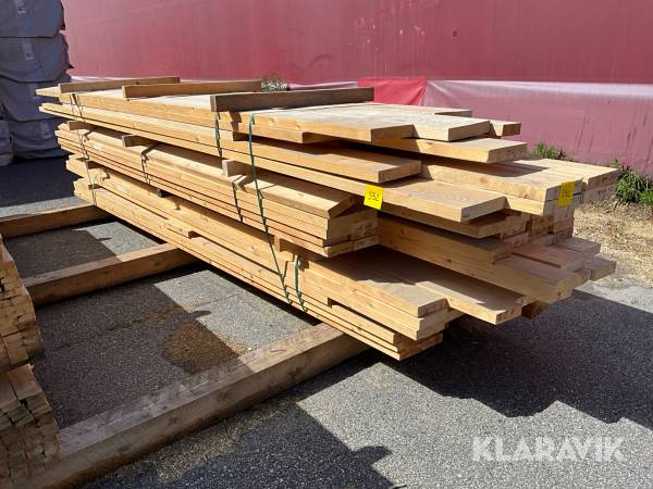 Virkespaket div reglar ca 90 st 45x 95--220mm