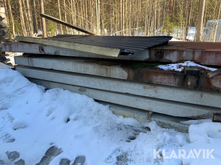 Betongelement Prefab 6st