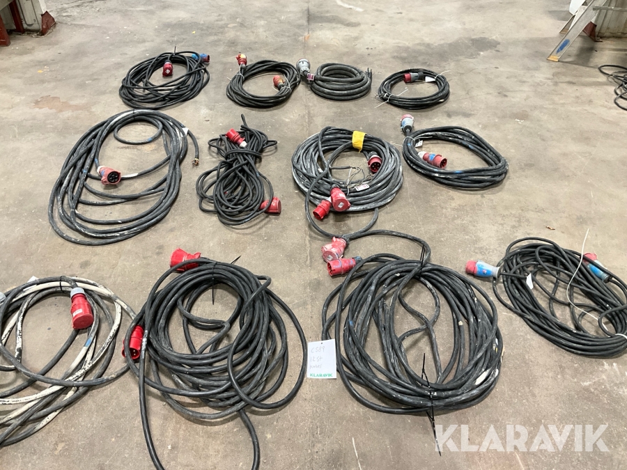 Diverse kablar 12st