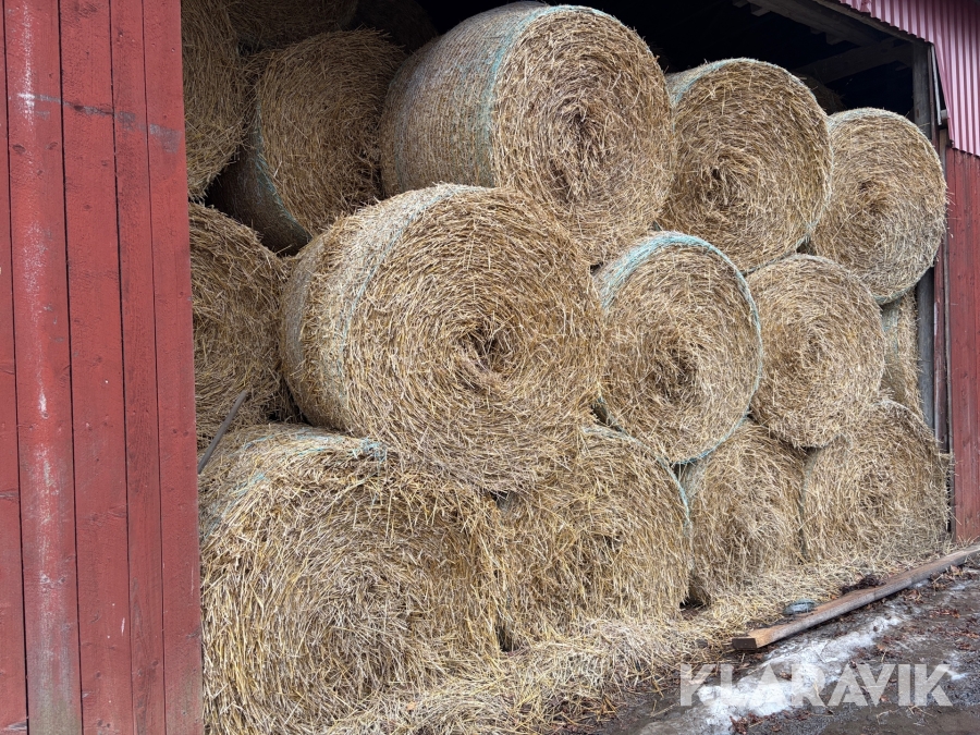 Halmbalar rundbal 2025 års skörd 40 st