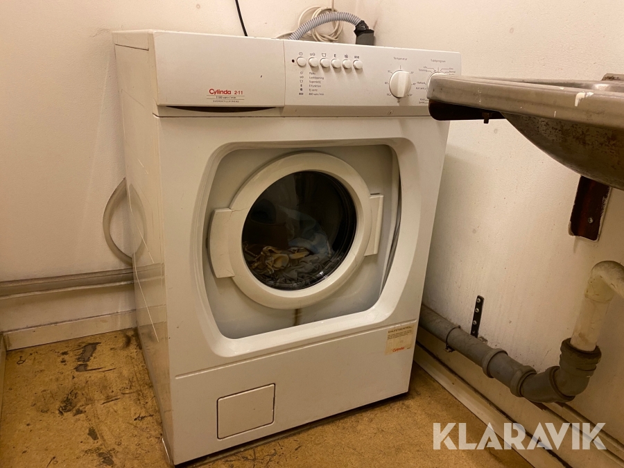 Tvättmaskin Cylinda 2-11 1100 varv/min