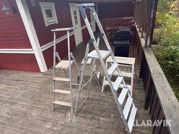 Parti med stegar Wibe 2st 3-steg, 1st 4-steg, 1st 6-steg