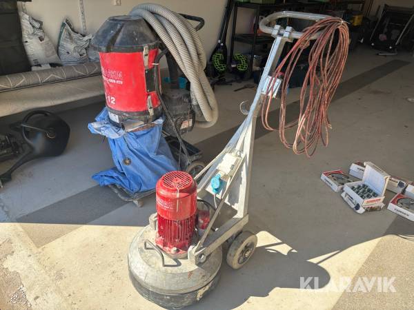 Slipmaskin Scanmaskin Scancombiflex 45 med dammsugare