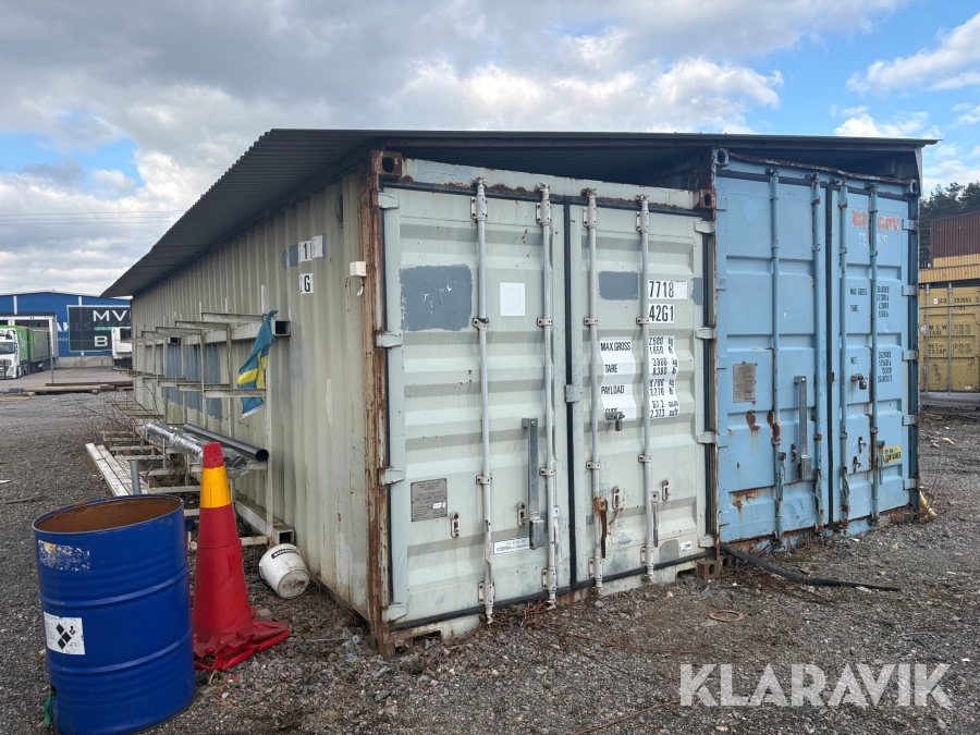 Containrar/ förråd 2 st 40 fot