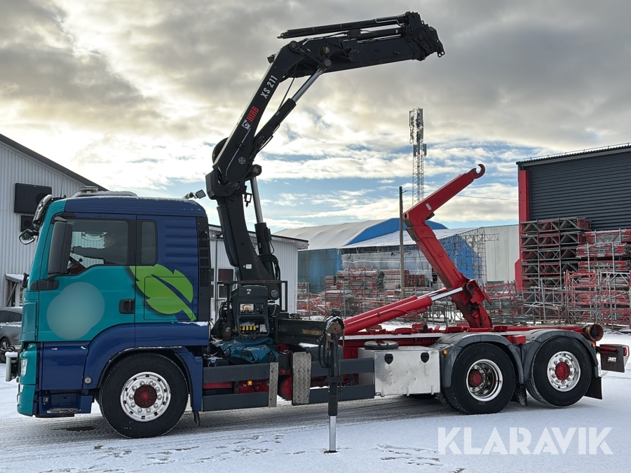 Kranväxlare MAN TGS 26.480 6x2-4 BL 479 hk, 2016