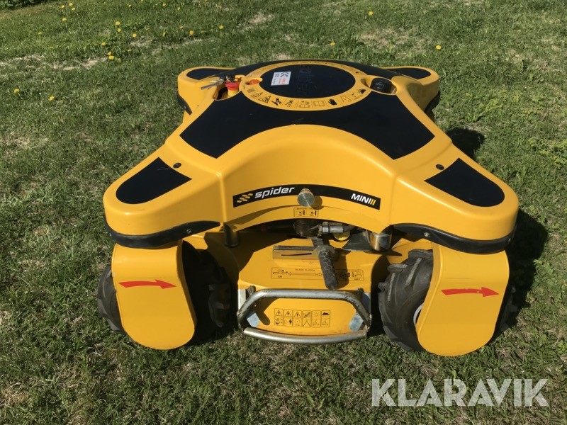 Klaravik Auktioner | Släntklippare Spider mini 2 4WD