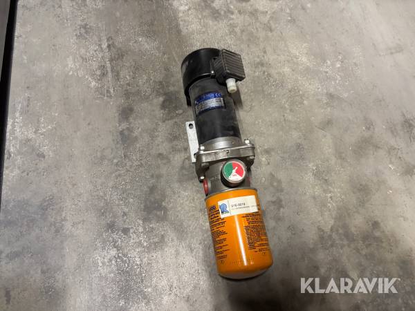 Påfyllnadspump hydraulolja 12V med filter