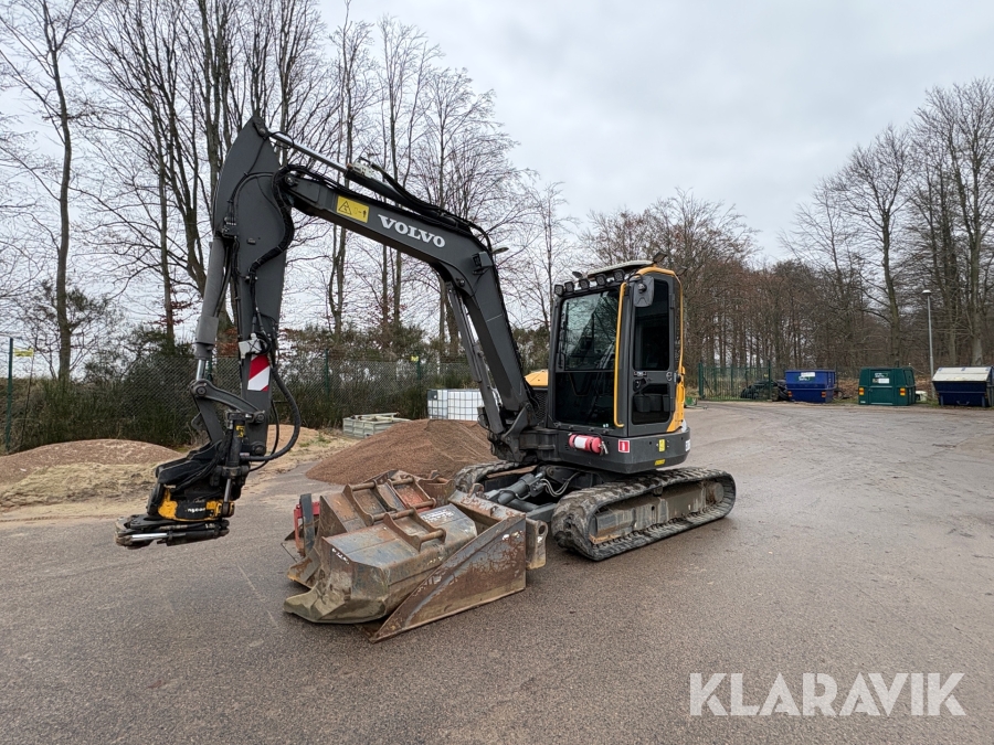 Grävmaskin Volvo ECR58D Med skopor