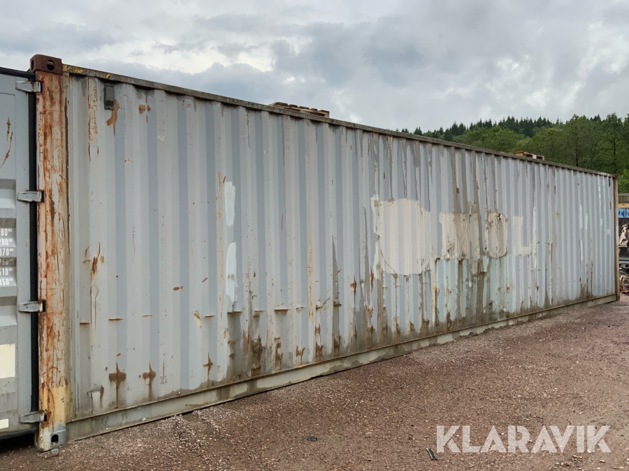 Sjöfartscontainer / Däckcontainer  40fot 252st hjul
