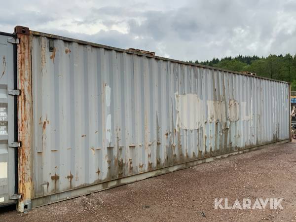 Sjöfartscontainer / Däckcontainer  40fot 252st hjul