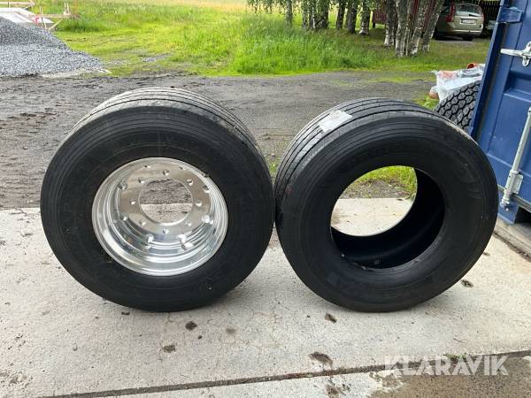 Släpvagnsdäck Fulda 435/50R19.5 2 st