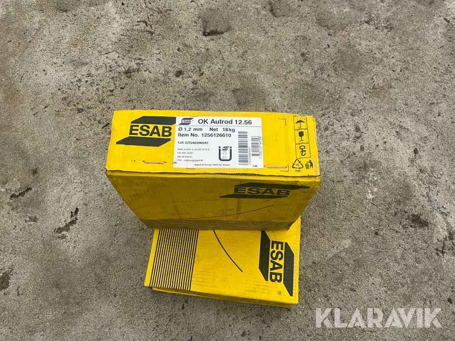 Svetstråd ESAB 1,2 mm 2 paket