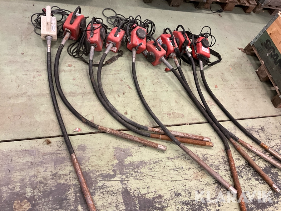 Stavvibrator 9st Tremix, Swepac Flera modeller