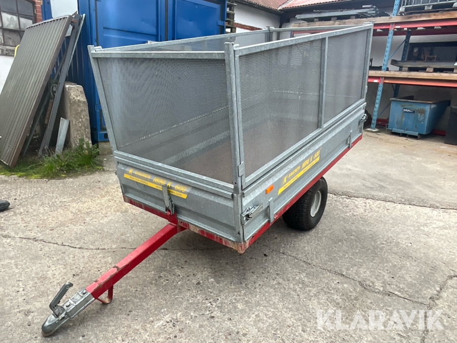 Släpvagn K- Vagnen Mini K-600 med grindar