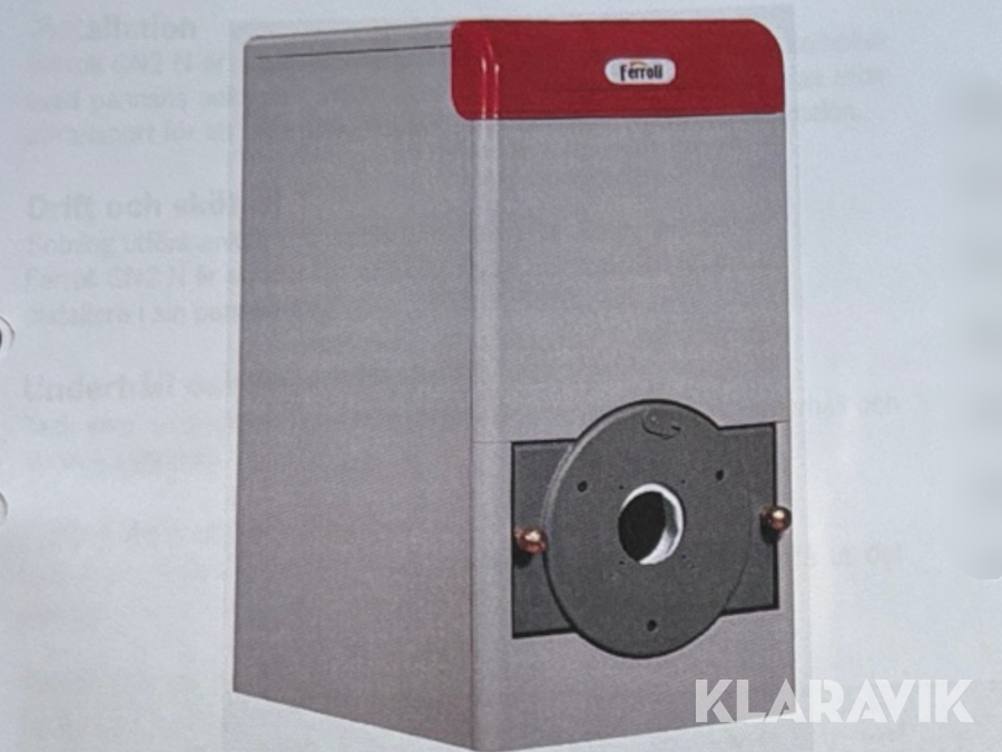 Gjutjärnspanna och gasbrännare Ferroli GN2 87-252 kW