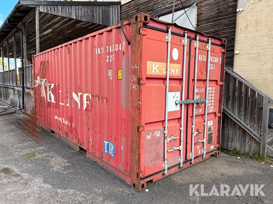 Container 20-fot isolerad