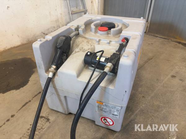 Dieseltank med pump Cemo 200l