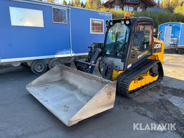Kompaktlastare JCB 225T T4 Eco med skopa