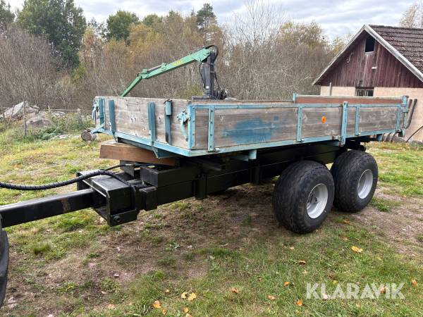 Kombivagn Palmse Typ 90 skogsvagn med flakkasett