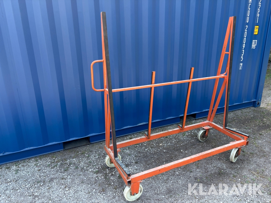 Glasvagn / skivvagn 1000kg