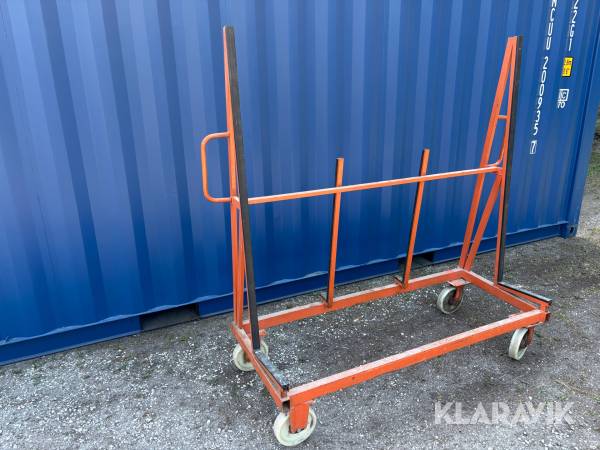 Glasvagn / skivvagn 1000kg