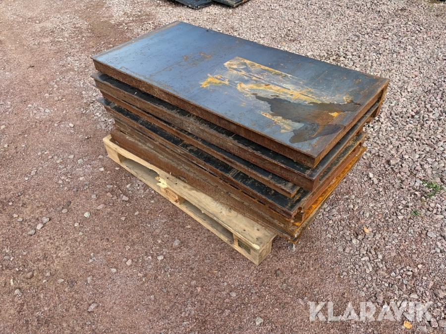 Stålplattor 1250x605x70 7st